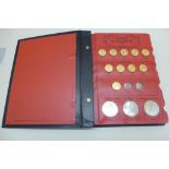 A collection of all QEII pre-decimalisation coins issued between 1963 - 1970 - in an original