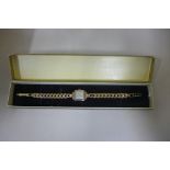 A 9ct ladies gold dress watch, manual wind total approx 16 grams, running order