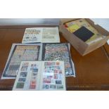 An eclectic collection of world stamps with nice Thailand and better French in a small stock-book