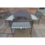 A brand new Alexander Rose Portofino bench dining set