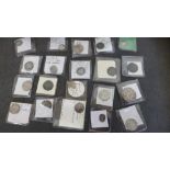 A collection of twenty hammered coins to include Edward III Groat, Elizabeth I half Groat, Charles I