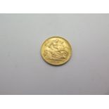 A George V half gold sovereign, dated 1912