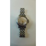A Gc Quartz bracelet wristwatch with a mother of pearl chapter ring - case 30mm wide, running, hands