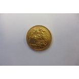 A Victorian gold full sovereign, dated 1898
