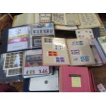 A large one person World stamp collection to include 1st day covers, stamps in albums and loose,
