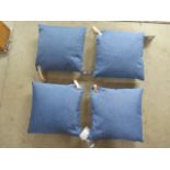 A set of 4 garden cushions by outdoor living