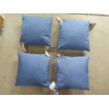 A set of 4 garden cushions by outdoor living