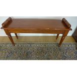 A Victorian style oak window seat made by a local craftsman to a high standard. 50cm tall, 106 x