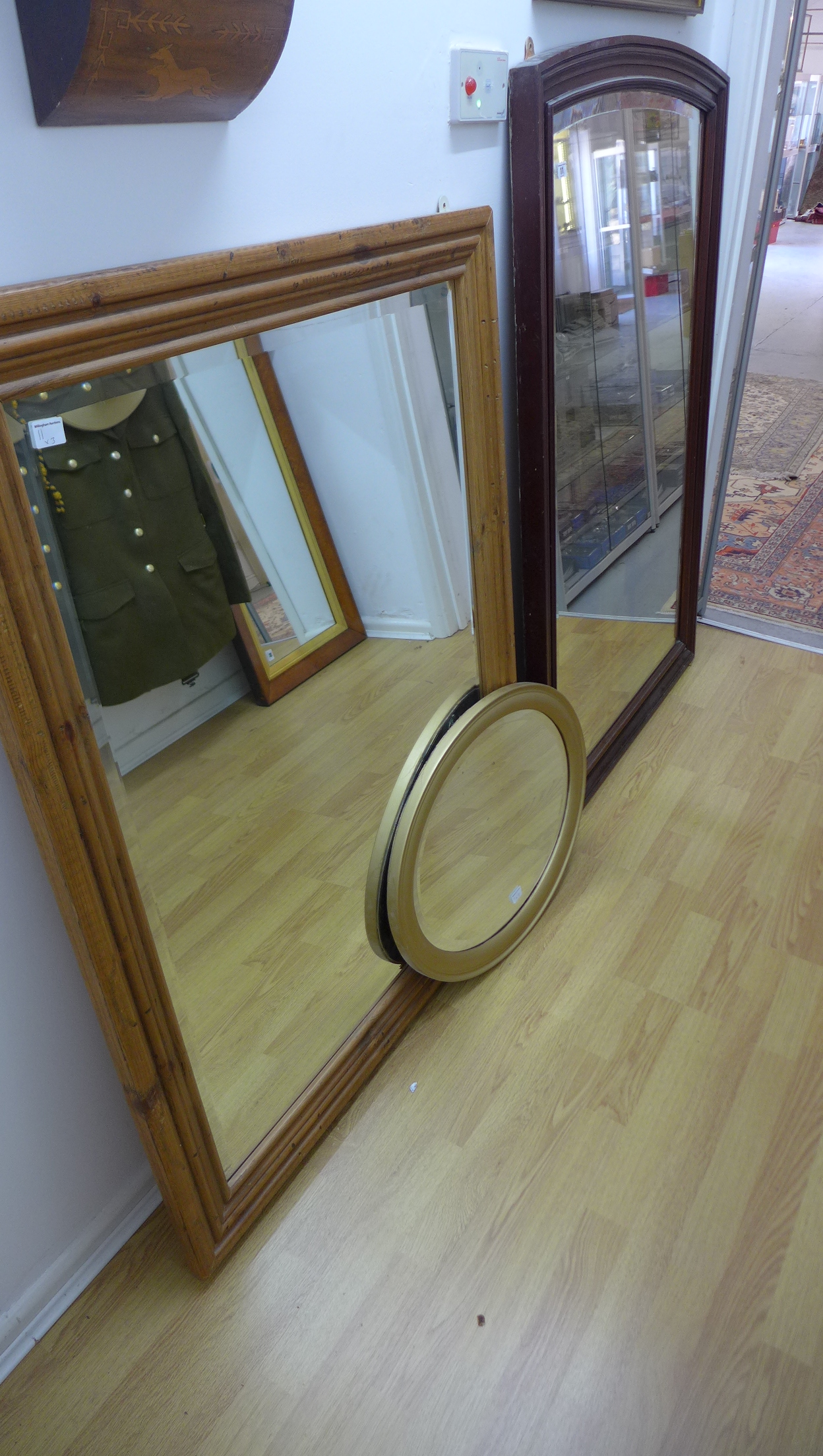 3 x mirrors, largest 140 x 95cm