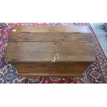 A rustic pine box made from old timbers 41cm tall x 73cm x 38cm