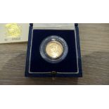 An Elizabeth II gold proof half-sovereign dated 1985 no. 05962