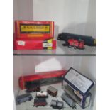 A Hornby 00 gauge loco William Shakespeare, A Bachman Gresley V1/3 loco both boxed and 2 other locos