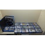 STAR TREK Eaglemoss collections folder and 14 boxed star ships