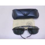 Scarce pair of olympic games 1994/96 USA made Rayban sunglasses. Dark B&L lenses approx. 62mm