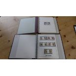 A stamp album of rare Gutter pairs July 1983 to Xmas 1985 - over 170 stamps, over 85 gutter pairs