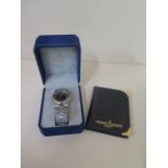 A Ulysse Nardin stainless steel acqua 120m quartz gents wristwatch case 35mm wide, generally good