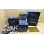 STAR TREK, 5 boxed star ships, Eaglemoss collection