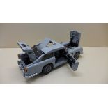 A lego creator James Bond Aston Martin DB5, no box or instruction, believed to be complete but has