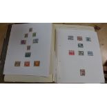 A strong collection of Poland stamps housed in a Kabe album and on loose album pages with many