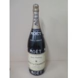 A Moet & Chandon jeraboam 300cl bottle of champagne, unopened