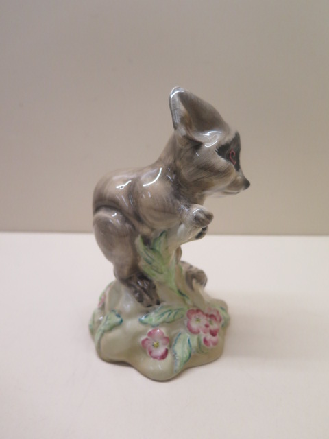 A 1940's Marcel Goldscheider pottery model of a bush baby. Height 16 cm. Condition- good, no damage. - Image 2 of 3