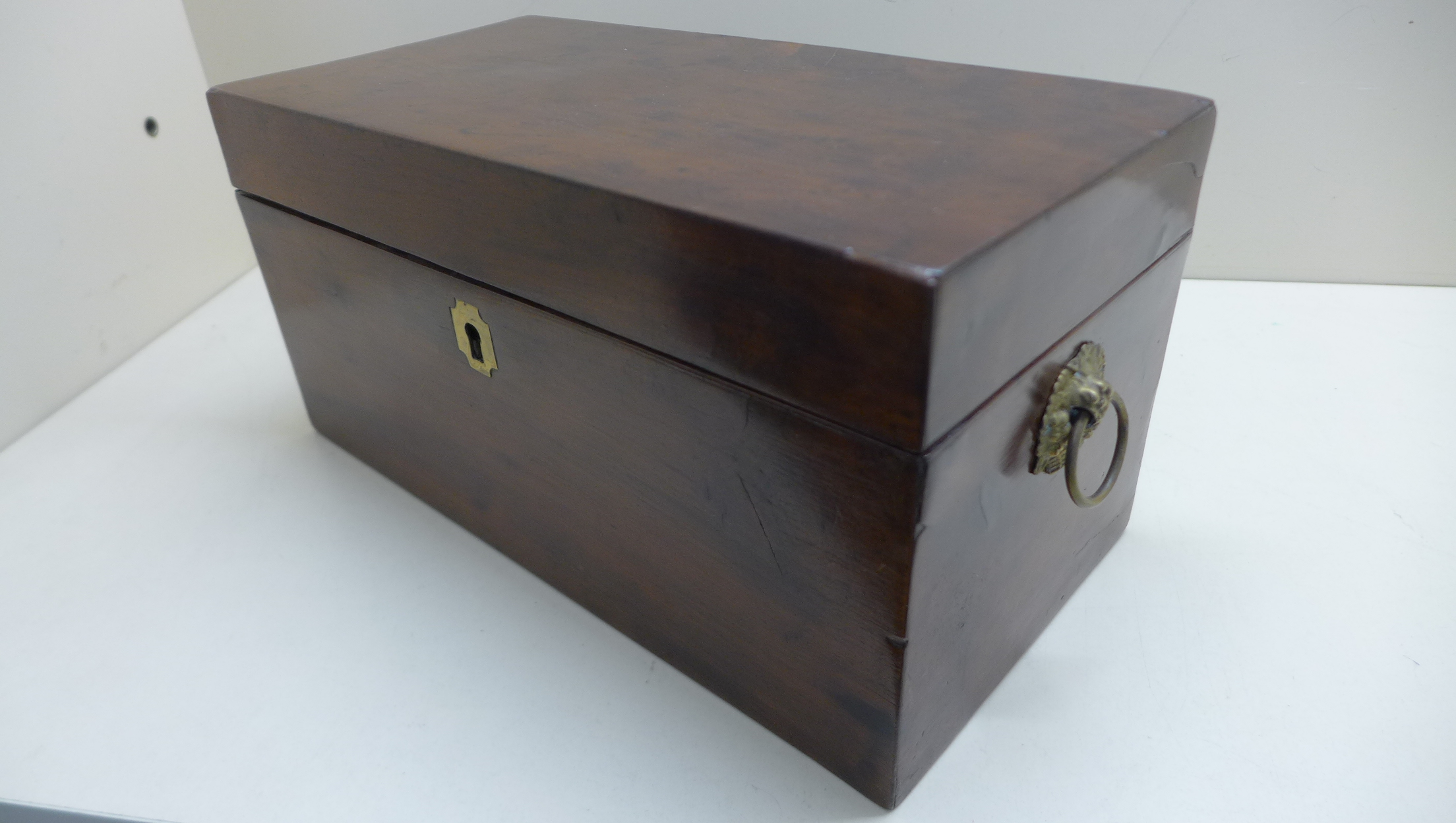 A 19th century two section tea caddy with associated mixing bowl 15cm x 31 x 16cm - Image 4 of 4