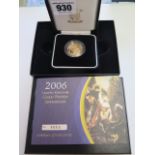 A Elizabeth II gold proof sovereign, dated 2006 no 8665