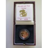 An Elizabeth II gold proof full sovereign, dated 1990 no 0896
