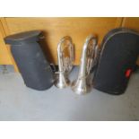 Two band Euphoniums British standard and Brown and sons, Class A, both used, no mouthpieces