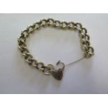 A heavy 9ct yellow gold hallmarked link bracelet, approx 55.5 grams, some minor wear but generally