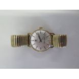 A vintage 9ct yellow gold Tissot Sea Star Seven T315 automatic gents watch in good working order