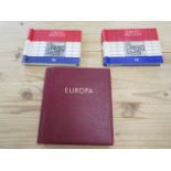 2 x Great Britain albums special and commemorative stamps, and a Europa Great Britain album May