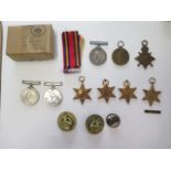 A WWI trio of medals including 1914-15 star to 11117 Pte/Cpl P Alston R Berks R with a group of 6