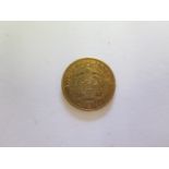 A South African gold pond coin, dated 1894, approx 8grams