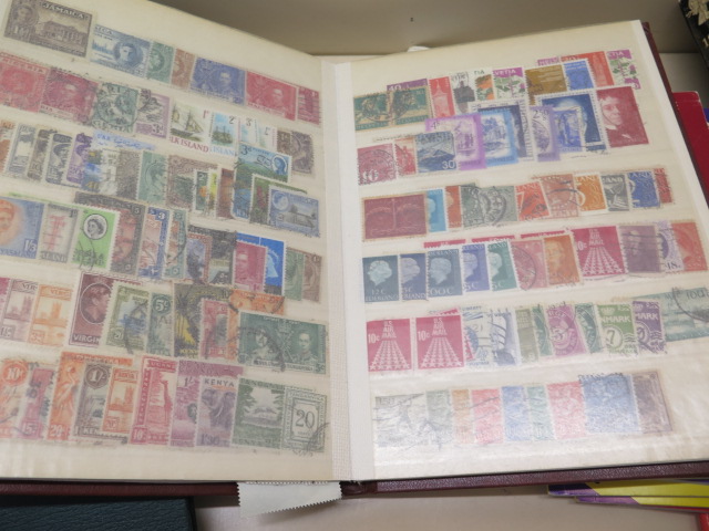 A collection of 12 stock books of mainly commonwealth stamps together with blank sheets and books on - Image 5 of 5