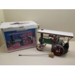 A MAMOD T.E.I.A traction engine boxed, top cover has been repainted