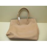 A Mulberry pink leather tote bag with interior pocket, 43cm wide, some wear and marks but reasonably