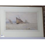 F.J Aldridge (1850-1933) ' The South Coast off Beachy Head' signed watercolour, 39cm x 68cm, in a