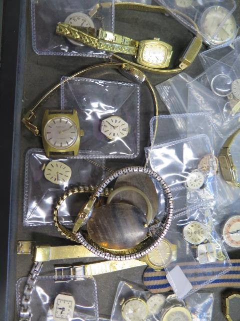 Over 80 various watches and movements, many ticking and suitable for restoration or parts - Image 4 of 4