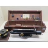 A surveyors level Theodolite by J.W Archbutt, Lambeth, London, in box