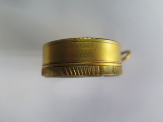 A Negretti and Zambra compensated pocket barometer, no 18926, 5cm diameter with outer case, in - Image 3 of 5