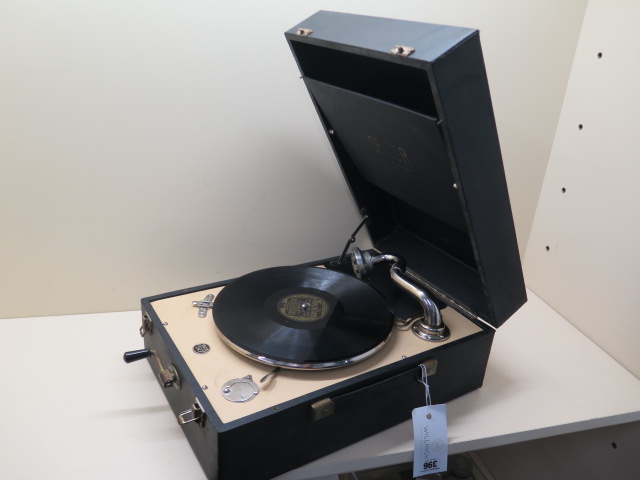 A Decca picnic gramaphone