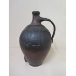 A well potted stoneware studio pottery cidar jar by Ray Marshall (1913-1986), signed to base and