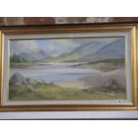Maurice Canning Wilks, Irish, (1910-1984), RUA ARHA, oil on canvas entitled verso Kylemore Lake