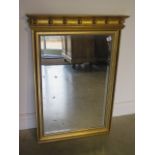 A 19th century style gilt pier mirror, 93cm x 66cm