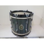 A Leeds Rifles drum by Premier, circa 1950/60s, generally good condition