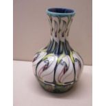 A Moorcroft ' Lily Come Home' limited edition vase by Emma Bossons, designed for the Moorcroft