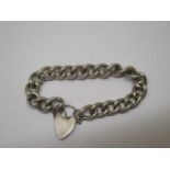 A Georg Jensen sterling silver charm bracelet, marked GJLd, 27 grams, in generally good condition