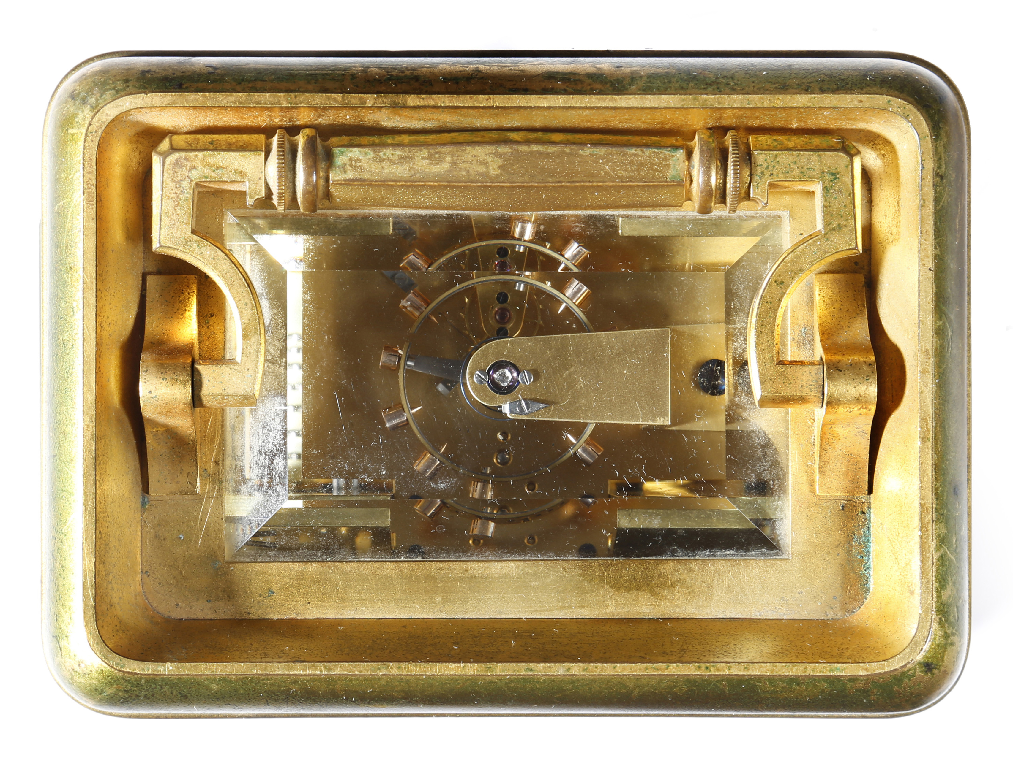 A rare and fine early Victorian gilt brass chronometer carriage timepiece by James McCabe, the eight - Image 2 of 2