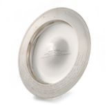 A modern presentation silver Armada dish, by Asprey Plc, London 1997, circular form, inscribed 'To